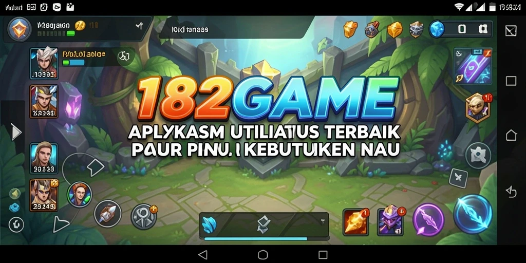 Tampilan antarmuka 182GAME yang menarik dan fungsional.