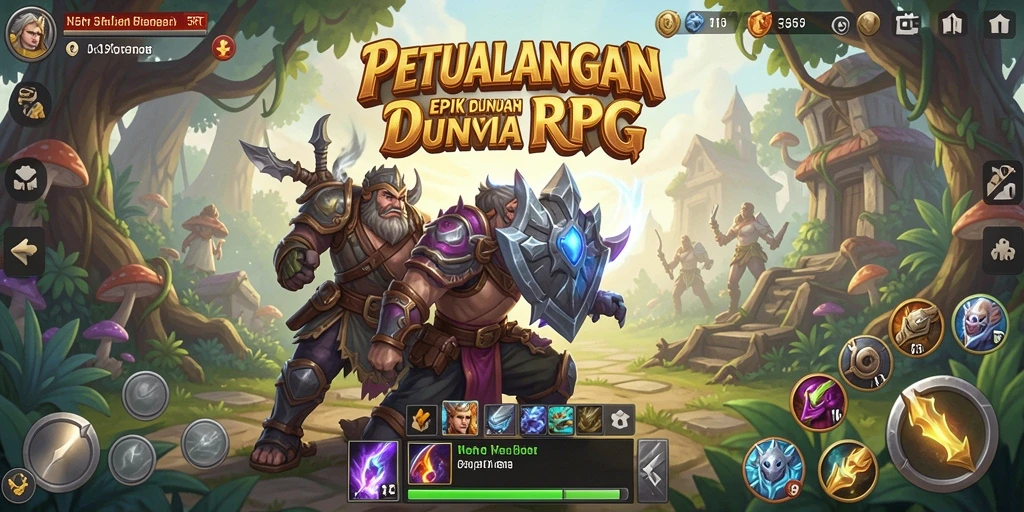 Screenshot gameplay 55RT menampilkan aksi pertarungan yang seru.