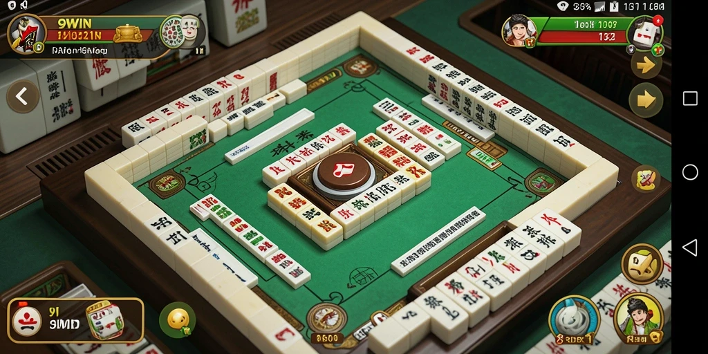 Tampilan gameplay Mahjong yang seru dan menantang di 9WIN.