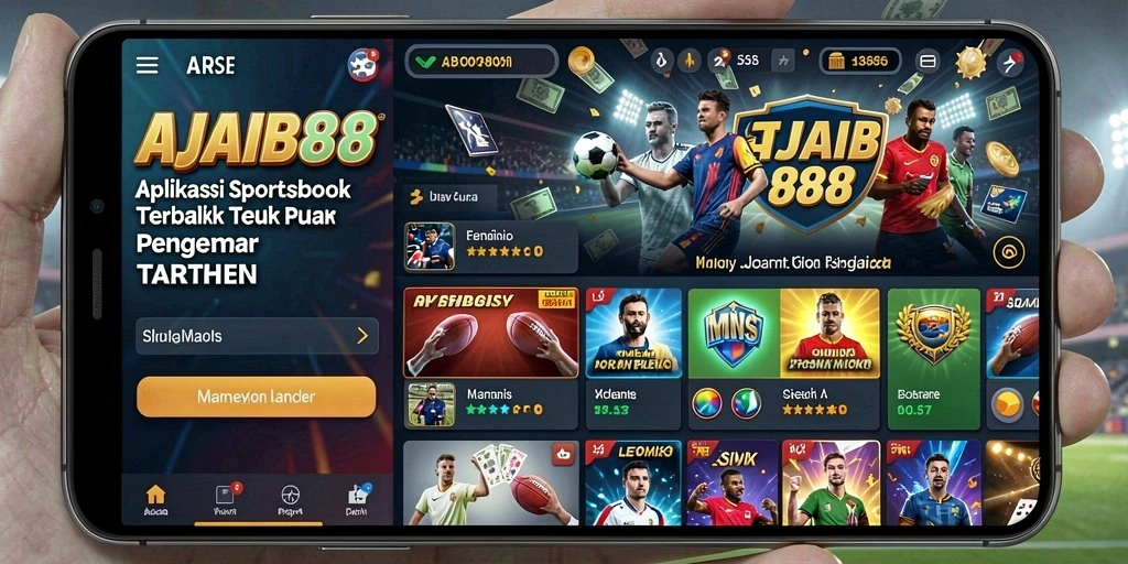Tampilan menarik dari gameplay Sportsbook AJAIB88