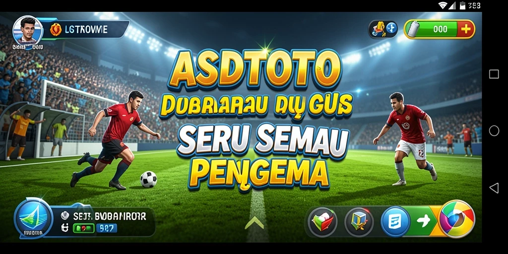 Tampilan gameplay yang menampilkan aksi olahraga seru di ASDTOTO.