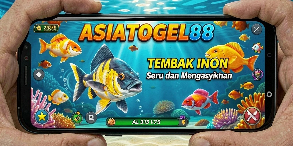 Tampilan gameplay seru dari ASIATOGEL88 saat menembak ikan.