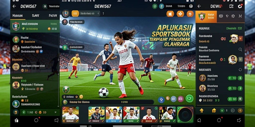 Tampilan gameplay aplikasi Sportsbook DEWI567 yang menarik.