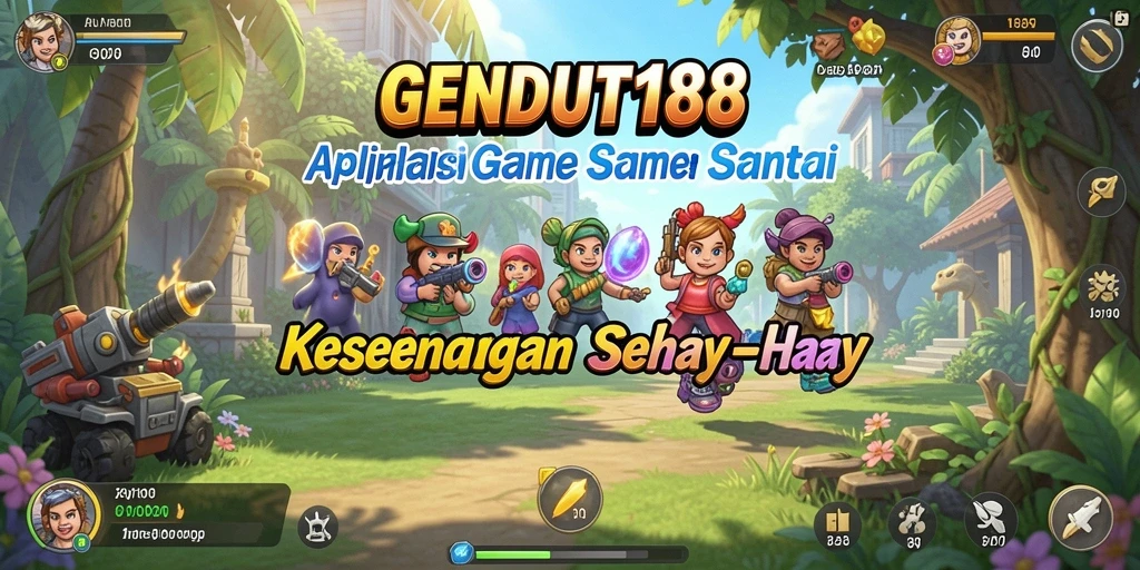 Tangkapan layar menampilkan gameplay menyenangkan dari GENDUT188.