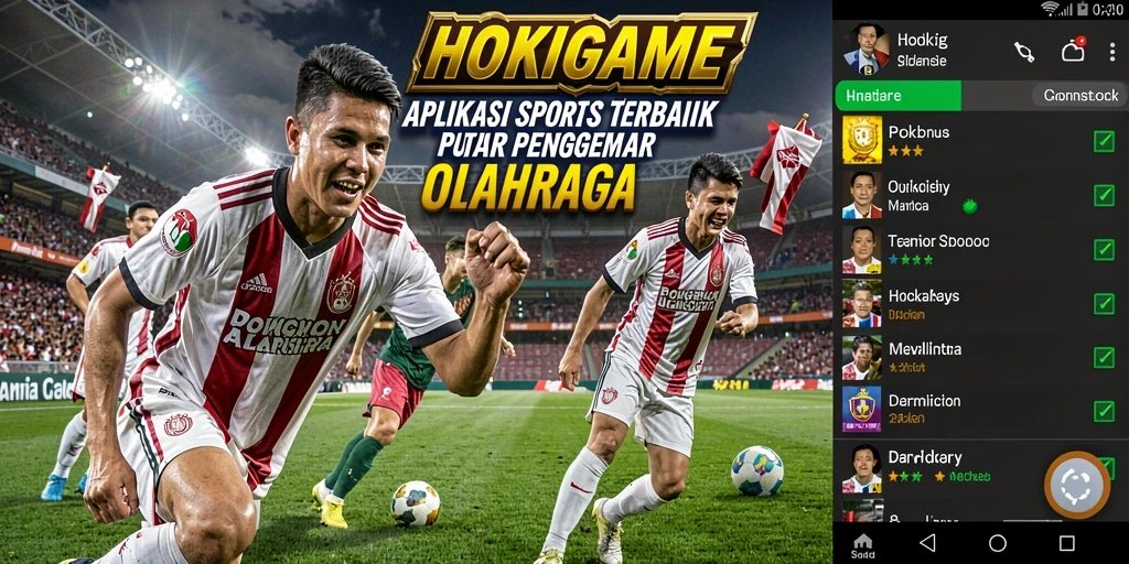 Screenshot utama HOKIGAME menampilkan tampilan antarmuka sportsbook yang menarik.