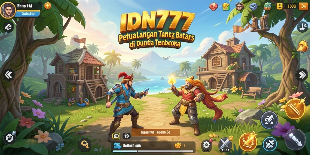 Gameplay IDN777 menunjukkan petualangan seru di dunia terbuka.