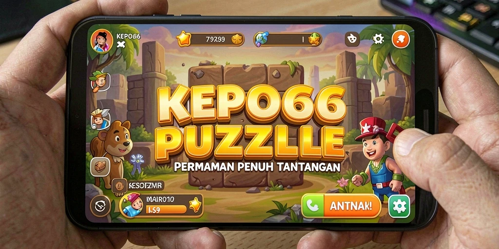 Tampilan gameplay menarik dari permainan Puzzle KEPO66.