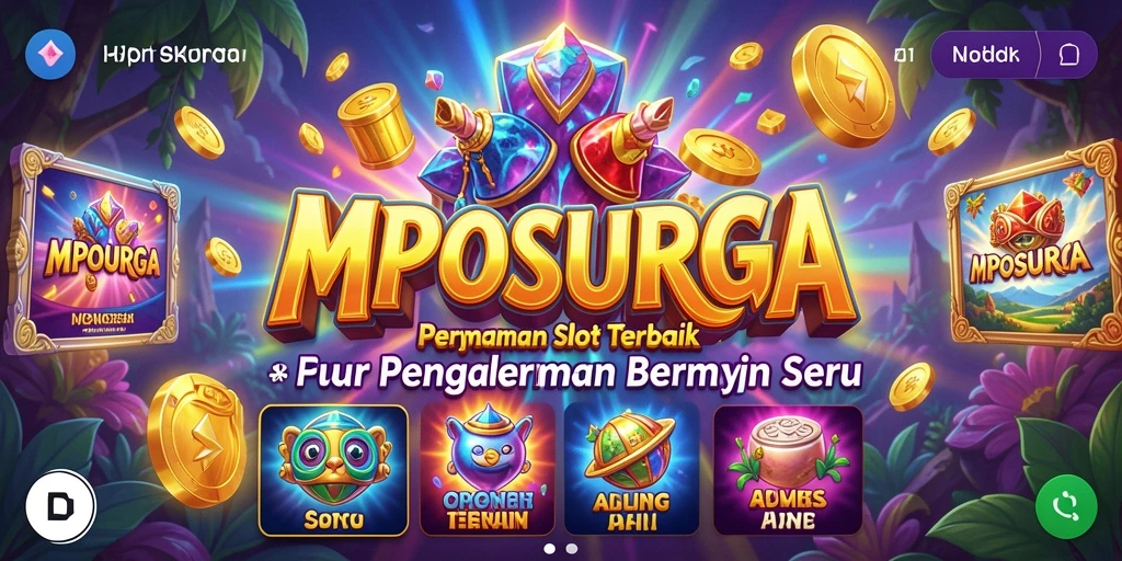 Tampilan gameplay MPOSURGA yang menarik dan penuh warna.