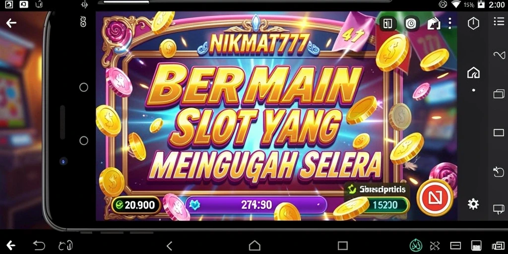 Tampilan screenshot NIKMAT777 yang menampilkan gameplay Slot yang seru.