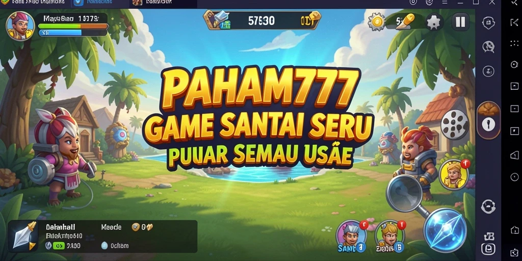 Tampilan menarik dari gameplay seru PAHAM777.
