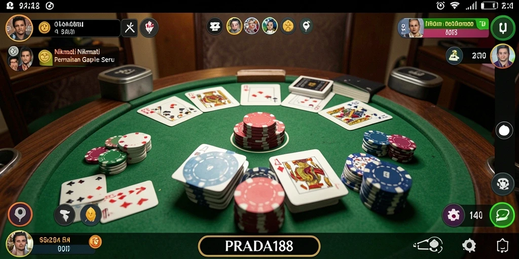Tangkap momen seru dalam gameplay Gaple di PRADA188.