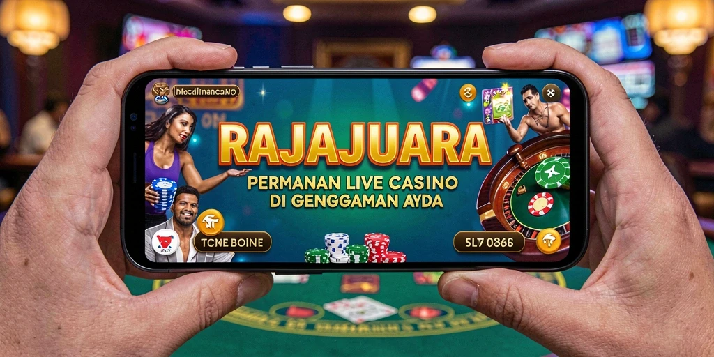 Tampilan gameplay Live Casino yang mengasyikkan dalam RAJAJUARA.