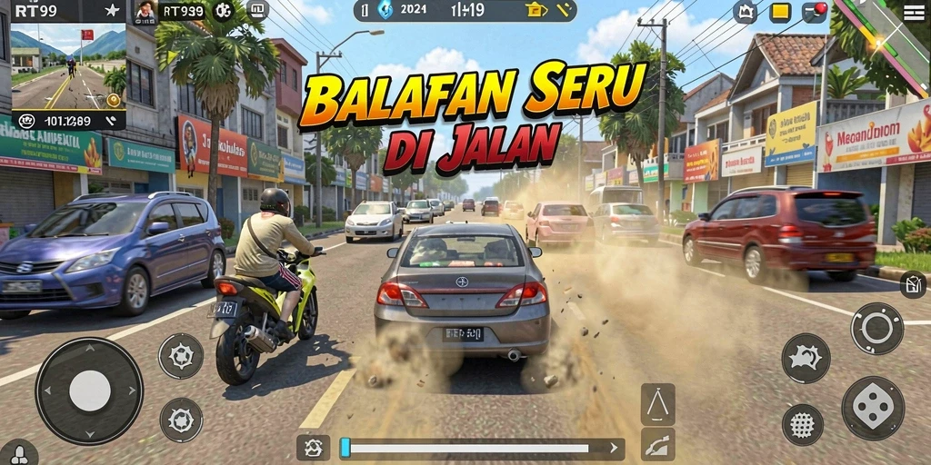 Tampilan utama gameplay RT99 yang mendebarkan dan realistis.