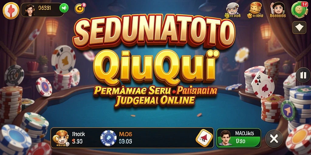 Screenshot gameplay QiuQiu yang menegangkan di SEDUNIATOTO.