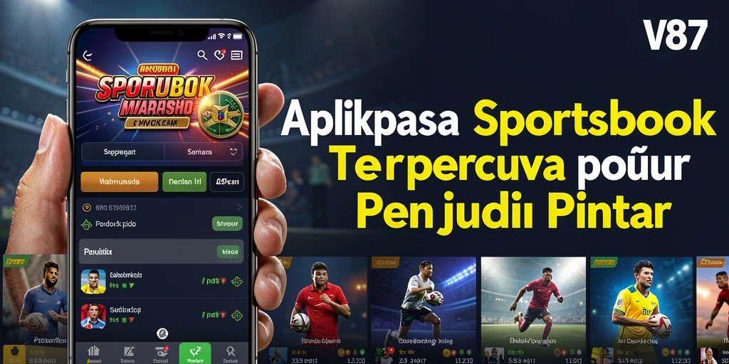 Tampilan gameplay V87 yang menarik dengan berbagai pilihan taruhan olahraga.