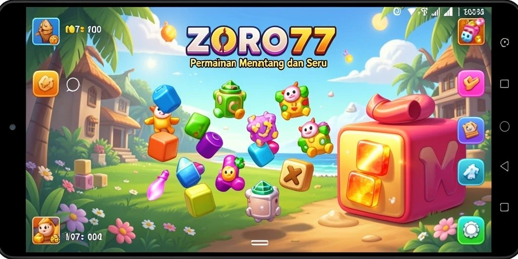 Tampilan gameplay seru dan menarik dari ZORO77.
